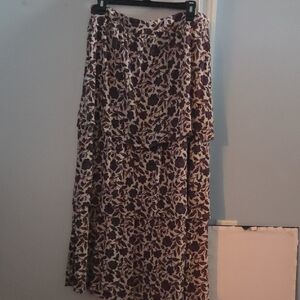 Floral Purple Women's Skirt